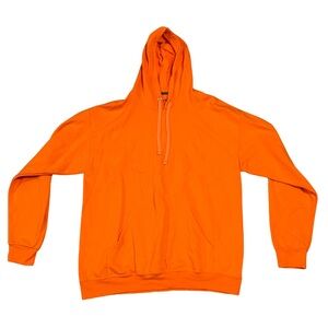 Athletic Works Men's Bright Orange Hoodie